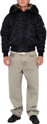 스투시 x 알파인더스트리 FW23 MA-1 레오파드 안감 유니섹스 봄버 재킷. 115723 Lookbook 스투시 x 알파인더스트리 FW23 MA-1 레오파드 안감 유니섹스 봄버 재킷. 115723