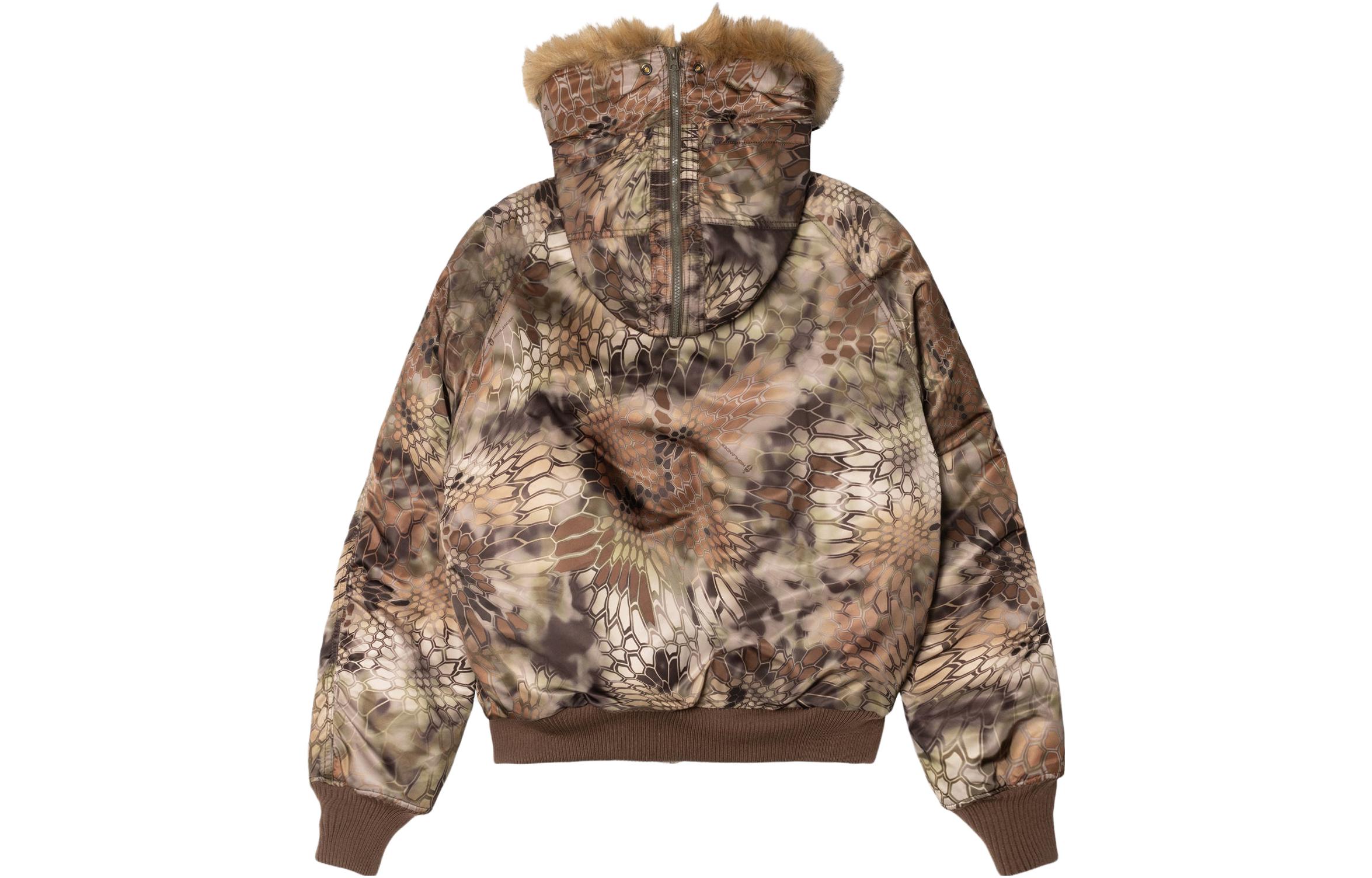 Purchase 스투시 x 알파인더스트리 FW23 MA-1 레오파드 안감 유니섹스 봄버 재킷. 115723