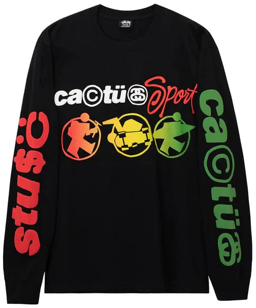 stuessy-stussy-x-cactus-plant-flea-market-letter-print-long-sleeve-retro-tee-black-3993771