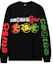 Buy Stüssy Stussy x Cactus Plant Flea Market Letter Print Long Sleeve Retro Tee Black. 3993771