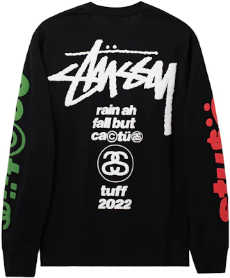 Stüssy Stussy x Cactus Plant Flea Market Letter Print Long Sleeve Retro Tee Black. 3993771 Lookbook Stüssy Stussy x Cactus Plant Flea Market Letter Print Long Sleeve Retro Tee Black. 3993771