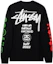 Lookbook Stüssy Stussy x Cactus Plant Flea Market Letter Print Long Sleeve Retro Tee Black. 3993771