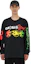 Details for Stüssy Stussy x Cactus Plant Flea Market Letter Print Long Sleeve Retro Tee Black. 3993771