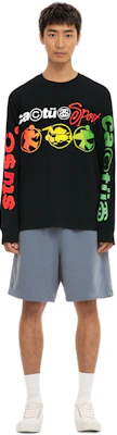 Stüssy Stussy x Cactus Plant Flea Market Letter Print Long Sleeve Retro Tee Black. 3993771 Sizing Stüssy Stussy x Cactus Plant Flea Market Letter Print Long Sleeve Retro Tee Black. 3993771