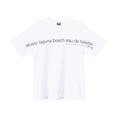 Stüssy Stussy CDG Graphic Print Unisex Retro T-Shirt White. 3903701-WHIT