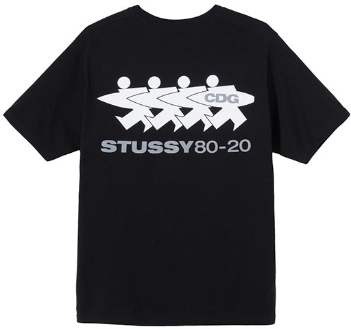 stuessy-stussy-x-cdg-logo-print-short-sleeve-retro-t-shirt-unisex-casual-wear-3903626