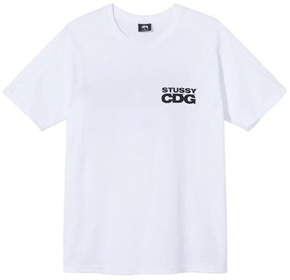 Stüssy Stussy x CDG Logo Print Short Sleeve Retro T-Shirt Unisex Casual Wear. 3903626 Purchase Stüssy Stussy x CDG Logo Print Short Sleeve Retro T-Shirt Unisex Casual Wear. 3903626