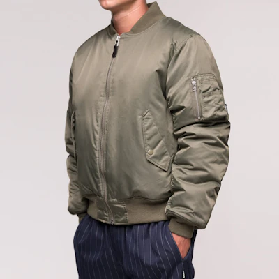 Stüssy Stussy x CDG Jaket Bomber Retro Hijau Militer Print Huruf Unisex. 315271 Shop Stüssy Stussy x CDG Jaket Bomber Retro Hijau Militer Print Huruf Unisex. 315271