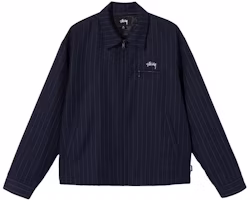 Stüssy Stussy x CDG Striped Coach Jacket Long Sleeve Unisex Retro Blue Style. 315270 Stüssy Stussy x CDG Striped Coach Jacket Long Sleeve Unisex Retro Blue Style. 315270