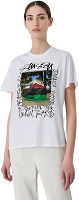 Stüssy x Denim Tears 2022秋冬字母印花复古白色圆领T恤 男女款 3903832 Purchase Stüssy x Denim Tears 2022秋冬字母印花复古白色圆领T恤 男女款 3903832