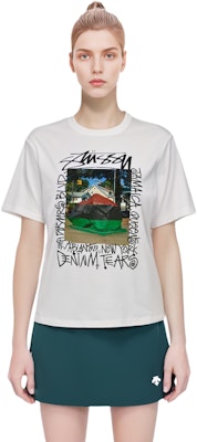 Stüssy x Denim Tears 2022秋冬字母印花复古白色圆领T恤 男女款 3903832 Details for Stüssy x Denim Tears 2022秋冬字母印花复古白色圆领T恤 男女款 3903832