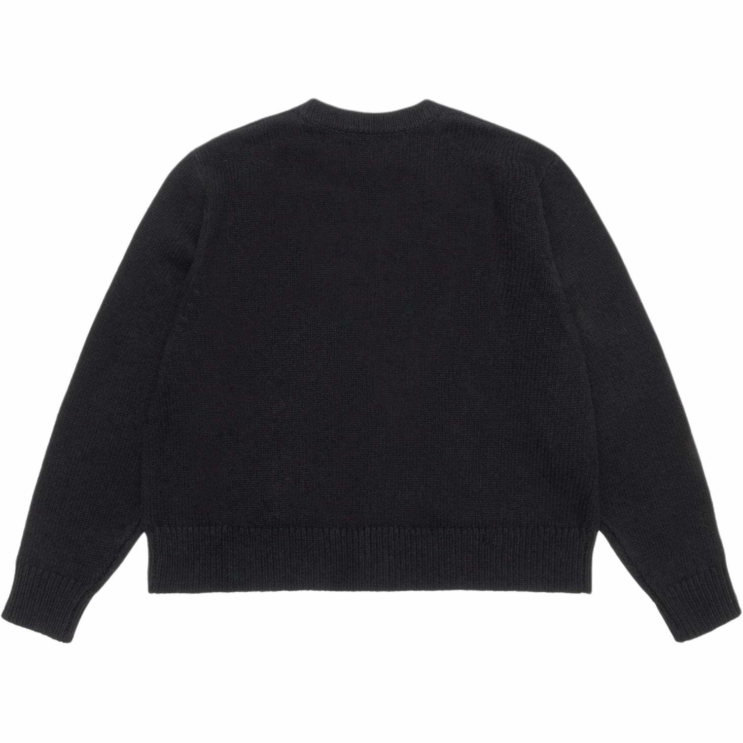 Stüssy Stussy Denim Tears SS25 Button Heart Vintage Knit Sweater Unisex Black. 317016 圖 3
