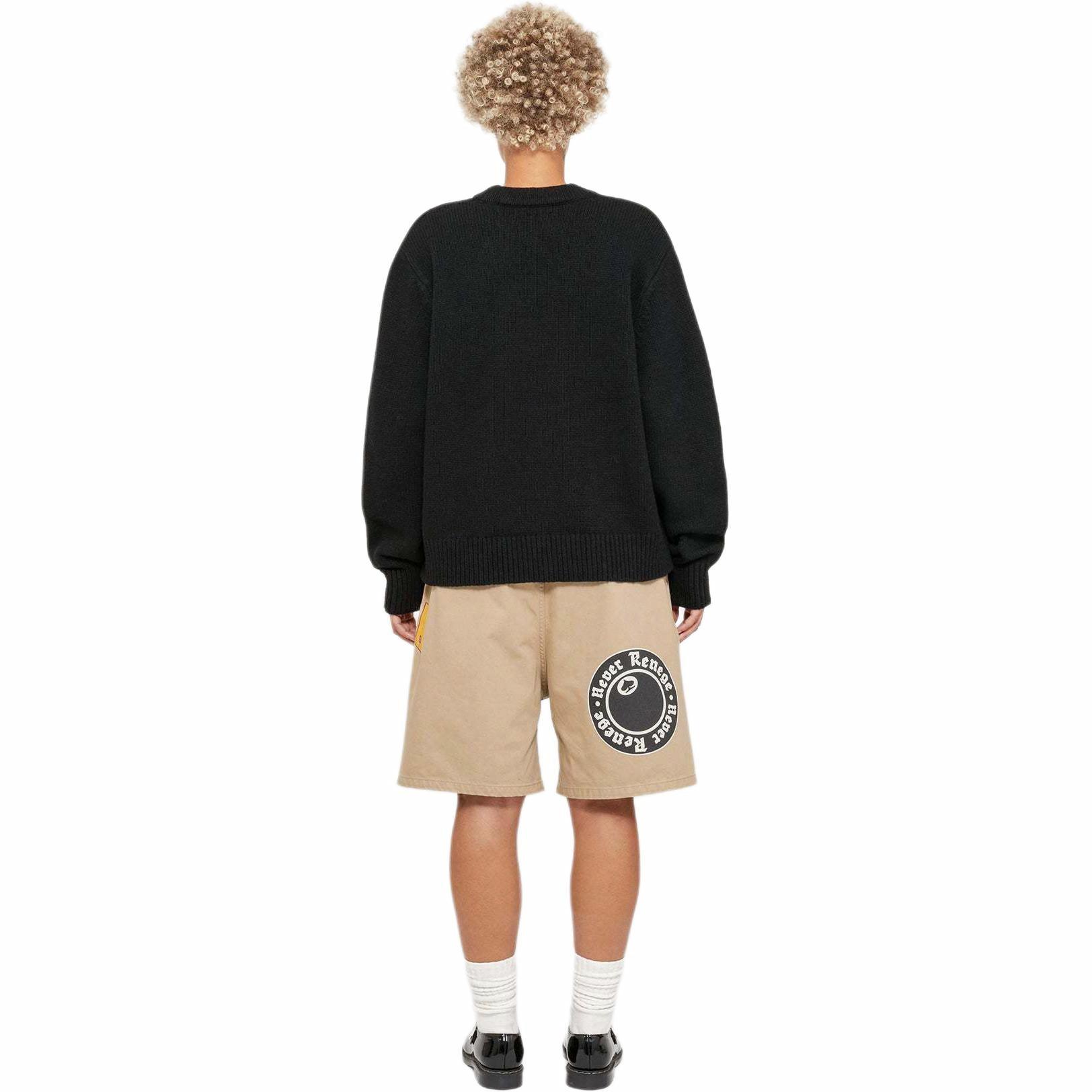 Stüssy Stussy Denim Tears SS25 Button Heart Vintage Knit Sweater Unisex Black. 317016 圖 7