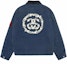 Order Stüssy Stussy x Denim Tears SS25 Navy Blue Vintage Workwear Zip Jacket Unisex. 315512-stussy