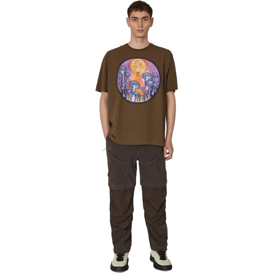 Stüssy Stussy Dries Van Noten Brown Embroidered Graphic Vintage Unisex T-Shirt. 3903779 KHAK 圖 4