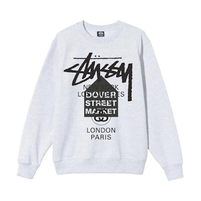 Stüssy Stussy DSM Logo Crewneck Unisex Vintage Long Sleeve Sweatshirt. 3913615