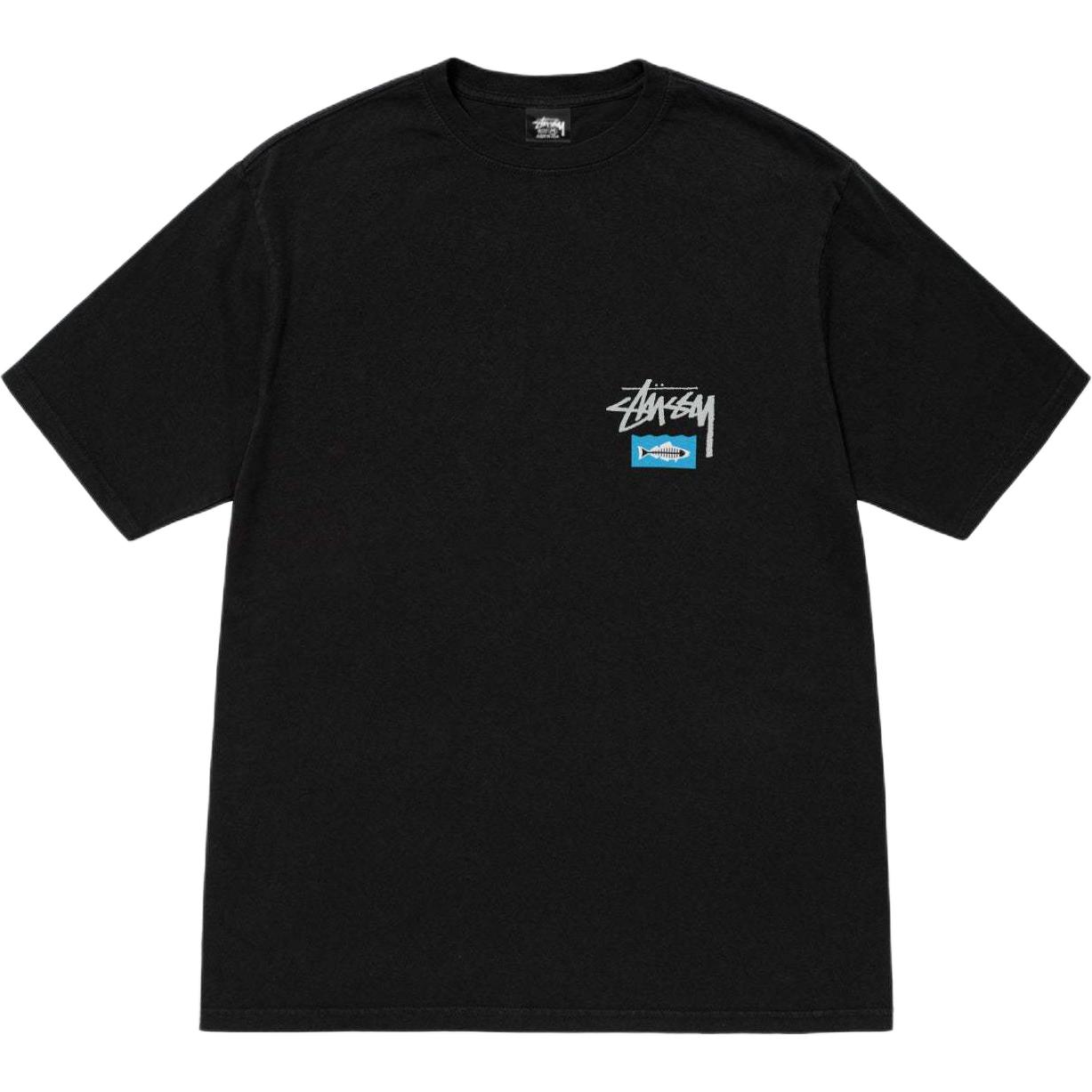 Stüssy Stussy Heal The Bay SS24 Ocean Print Logo Vintage Unisex Tee. 3903953 圖 3