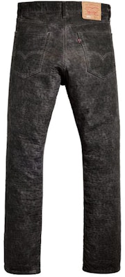 Stüssy x Levi''s FW23 Jeans Straight Denim Hitam Jacquard Vintage Unisex. A5219-0002 Lookbook Stüssy x Levi''s FW23 Jeans Straight Denim Hitam Jacquard Vintage Unisex. A5219-0002