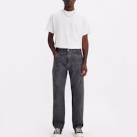Shop Stüssy Stussy x Levi's FW23 Jacquard Black Denim Vintage Straight Jeans Unisex. A5219-0002
