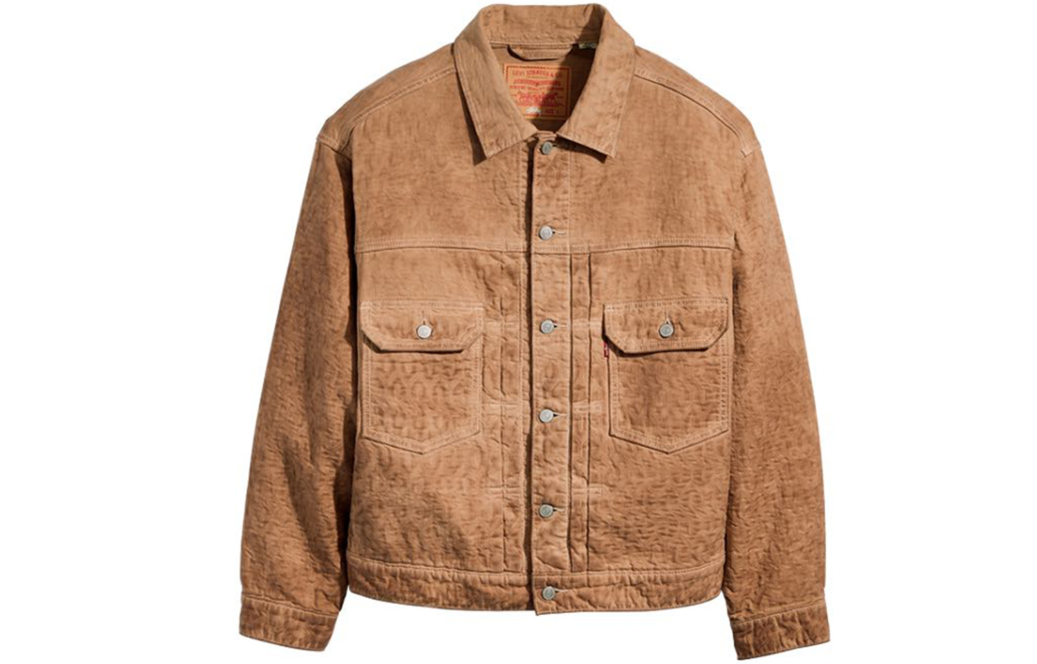Stüssy Stussy x Levi's FW23 Jacquard Workwear Vintage Jacket Brown Unisex. A5216-0001