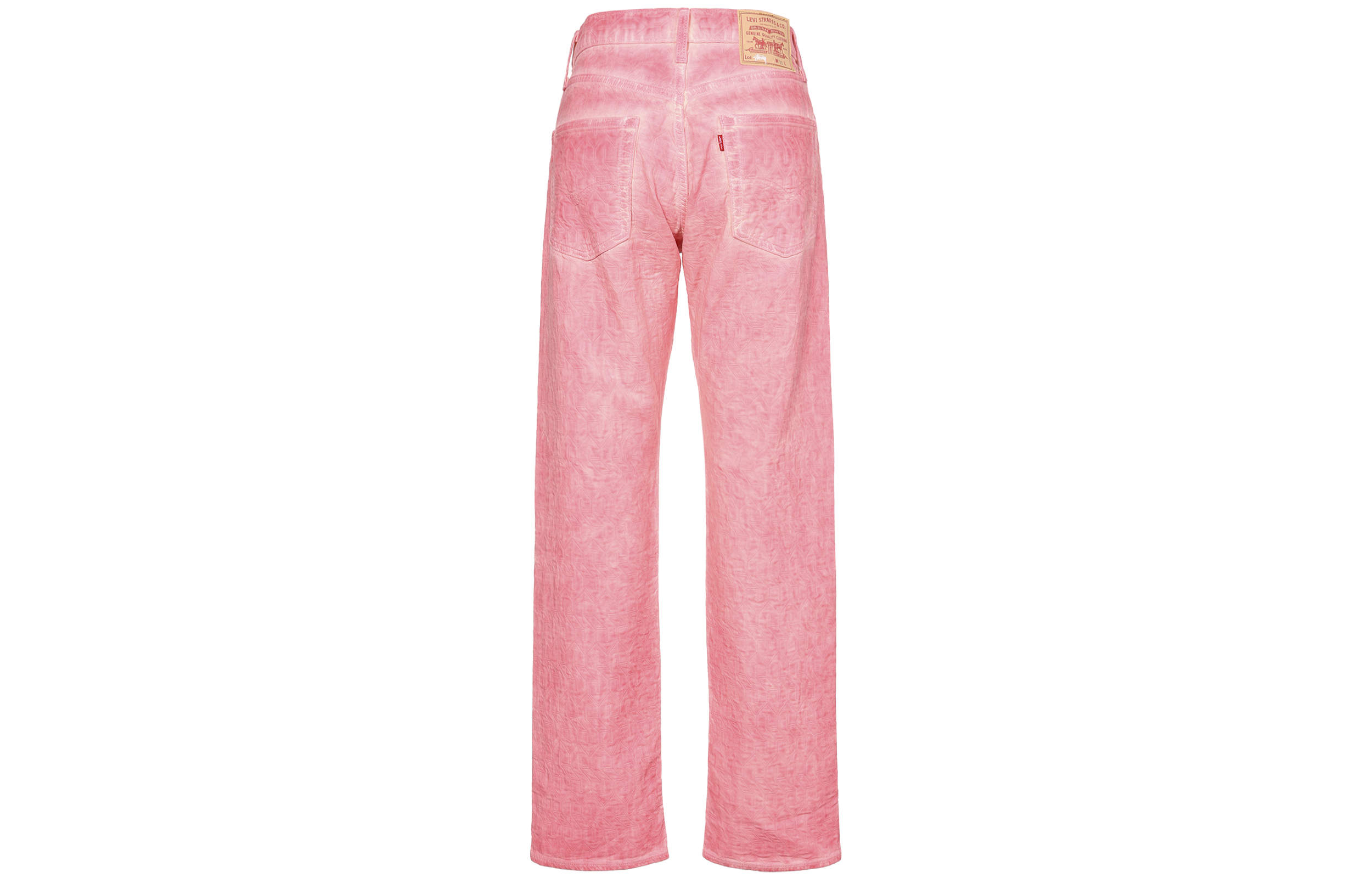 Stüssy Stussy Levi's FW23 Pink Jacquard Straight-Leg Denim Jeans Unisex Collection. A5219-0000 圖 3