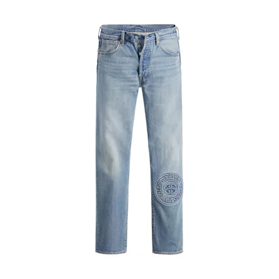 Stüssy Stussy Levi's SS23 150th Anniversary Logo Mid-Rise Vintage Blue Jeans Unisex. A5218-0000