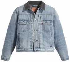 Stüssy Stussy x Levi's SS23 150th Anniversary Logo Denim Jacket Unisex Blue Retro Style STLV230221-001 Stüssy Stussy x Levi's SS23 150th Anniversary Logo Denim Jacket Unisex Blue Retro Style STLV230221-001