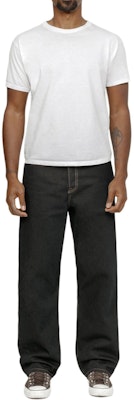 Stüssy x Levi''s Colaboración SS24 Jeans Negros Unisex con Bordado de Logo. A8327-0001 Details for Stüssy x Levi''s Colaboración SS24 Jeans Negros Unisex con Bordado de Logo. A8327-0001