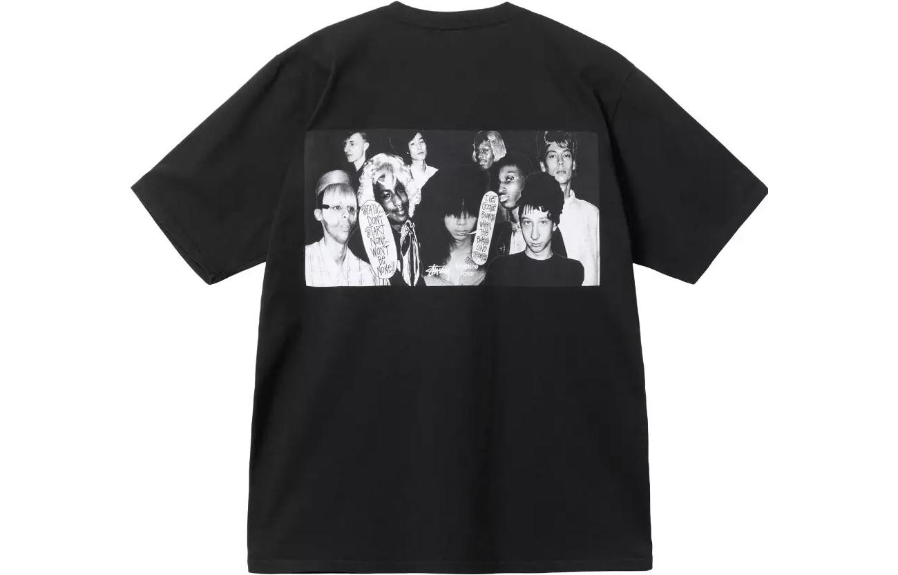 Stüssy Stussy Martine Rose SS23 Graphic Retro Unisex Black T-Shirt. 3903826-BLAC 圖 2