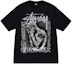 Shop Stüssy x Metalheadz SS24 復古標誌圖案男女同款短袖T恤。 3903901