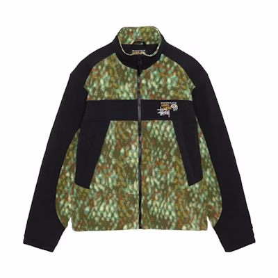 Stüssy Stussy Mountain Hardwear FW23 Fleece Jacket Vintage Retro Unisex Coat. OM0337