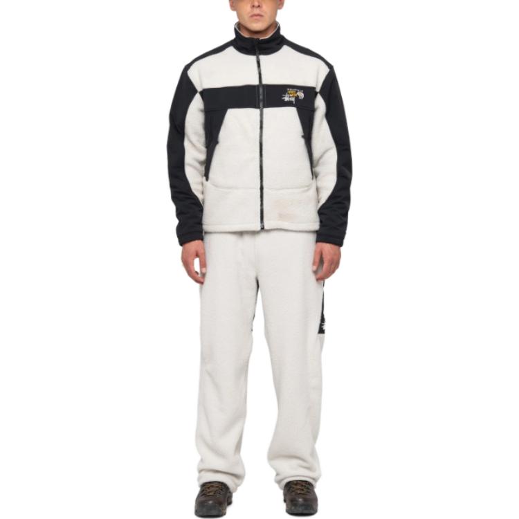 Shop Stüssy Stussy x Mountain Hardwear FW23 Fleece Jacket Vintage Retro Unisex Coat. OM0337