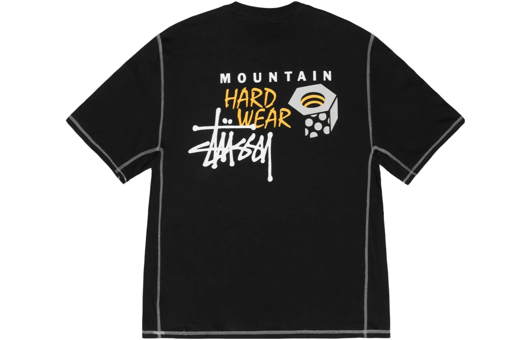 Lookbook Stüssy x Mountain Hardwear FW23 Baju-T Ringan Retro Colorblock Unisex OM0335