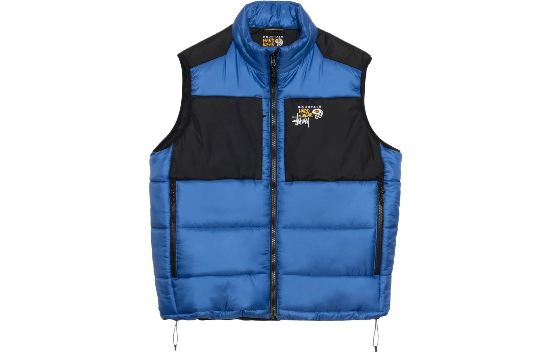 Stüssy Stussy Mountain Hardwear FW23 PRIMALOFT® Quilted Nylon Vest Blue Unisex Retro Style OM0338 圖 2