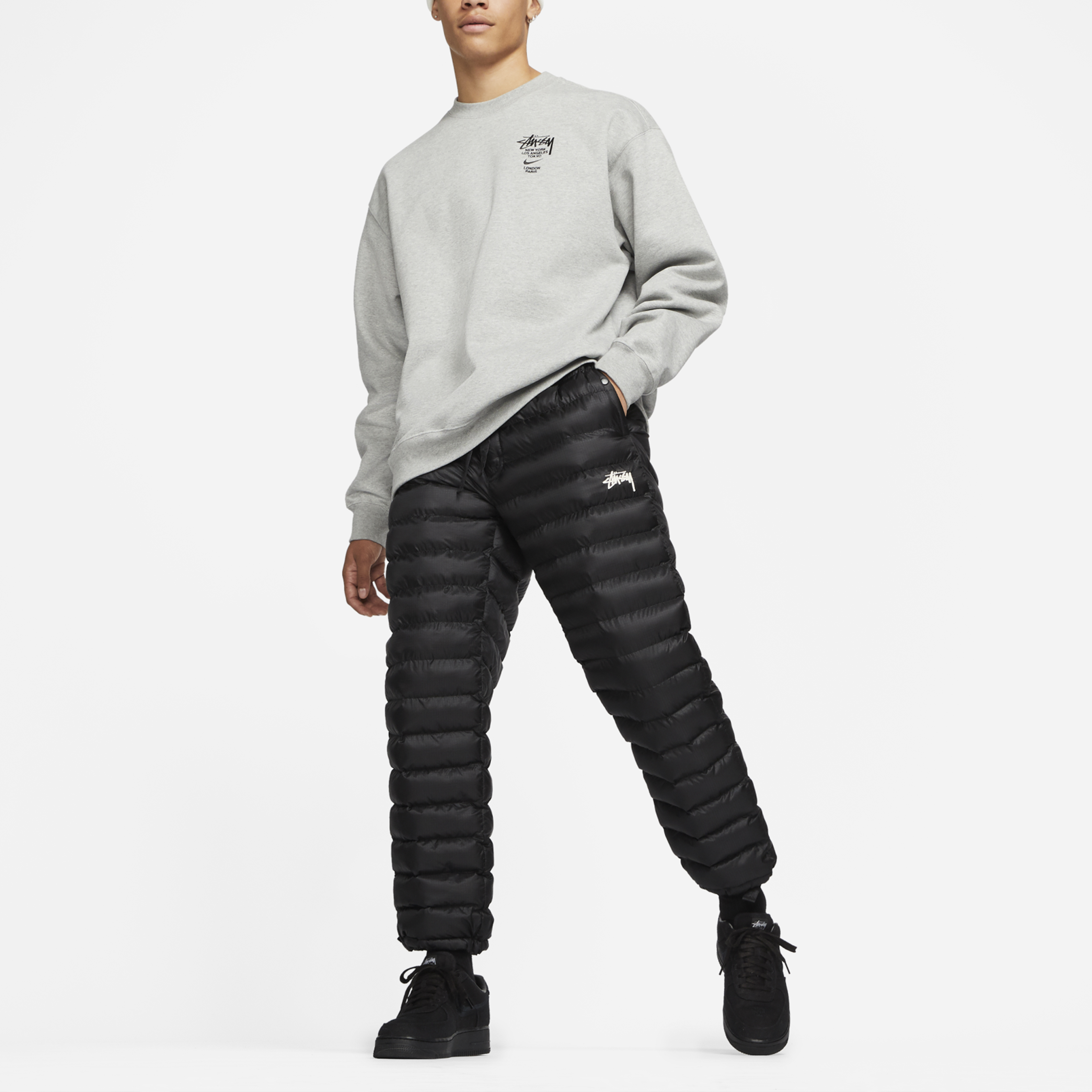 Stüssy Stussy Nike  Retro Black Down-Filled Track Pants. DC1093-010 圖 6