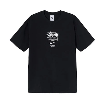 Stüssy Stussy Nike Collaboration Chest Logo T-Shirt Unisex Black. DD3343-010