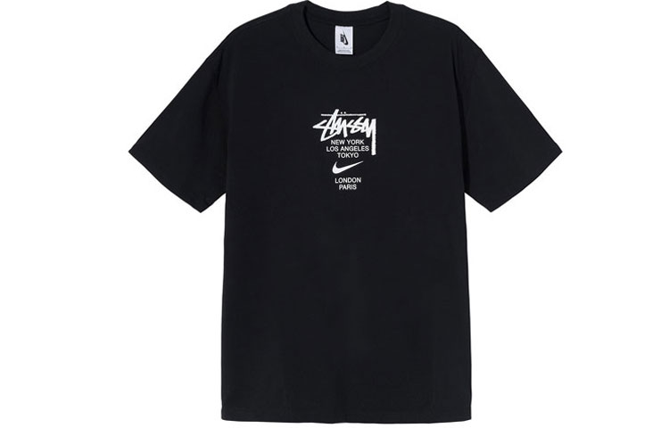 Order Stüssy Stussy x Nike Collaboration Chest Logo T-Shirt Unisex Black. DD3343-010