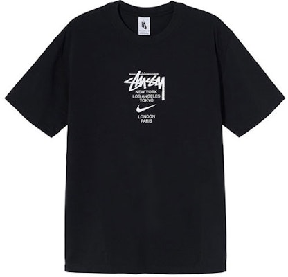 Stüssy Stussy x Nike Collaboration Chest Logo T-Shirt Unisex Black. DD3343-010 Order Stüssy Stussy x Nike Collaboration Chest Logo T-Shirt Unisex Black. DD3343-010