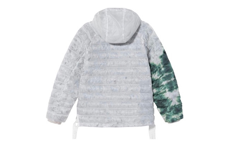 Lookbook Stüssy x Nike聯名染色連帽外套灰色冬季版男款。 DC1085-101