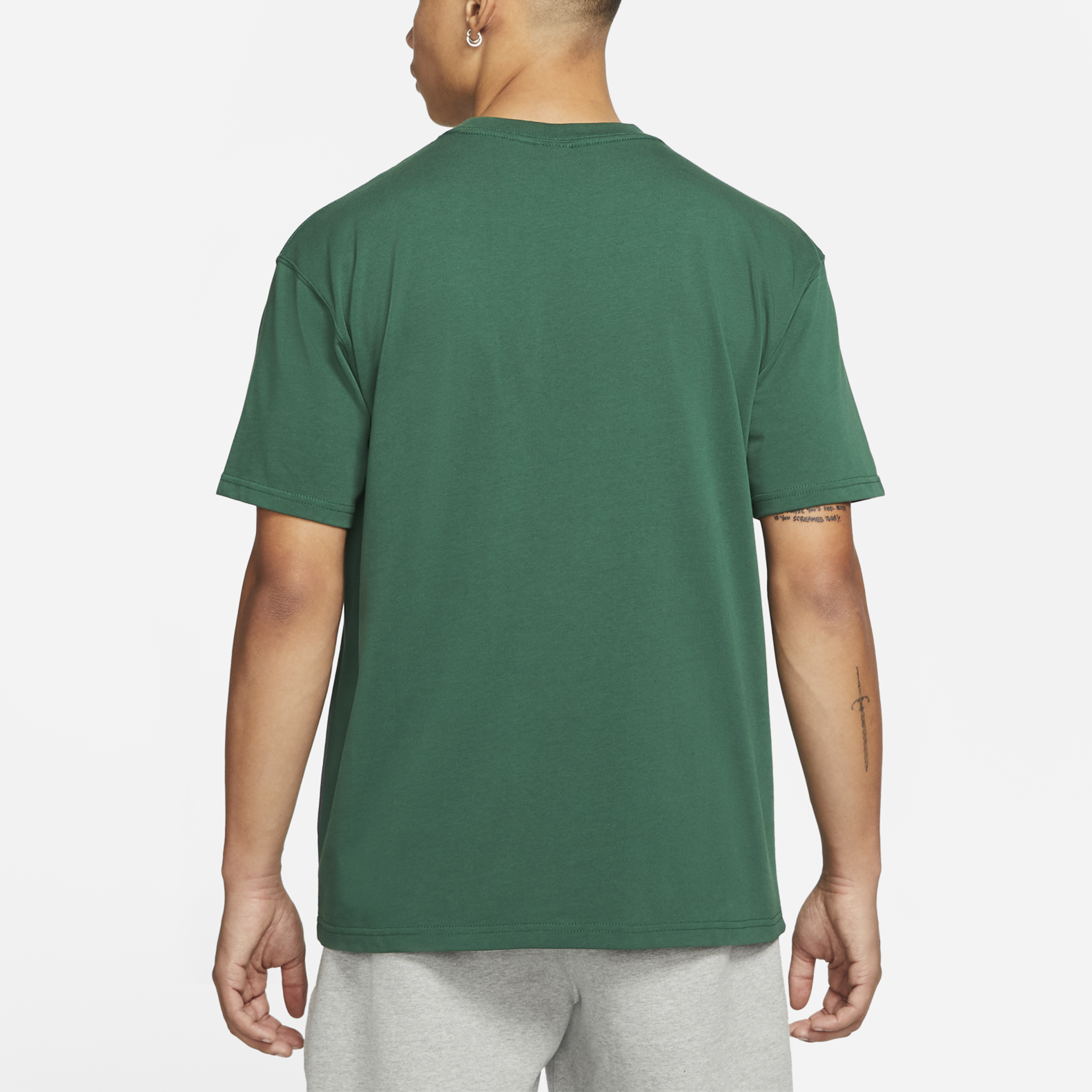 Purchase 스투시 x 나이키 레터프린트 빈티지 그린 티셔츠 유니섹스 레트로 스타일. DD3343-341