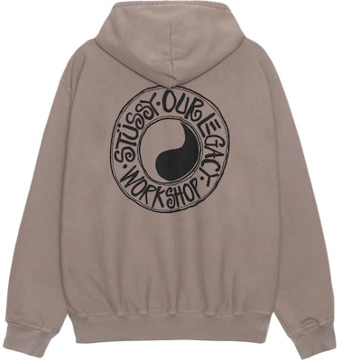 Stüssy Stussy x Our Legacy FW24 Workshop Buana Hoodie Pigment Dyed Yin-Yang Logo Hoodie. 3923960 Cheap Stüssy Stussy x Our Legacy FW24 Workshop Buana Hoodie Pigment Dyed Yin-Yang Logo Hoodie. 3923960