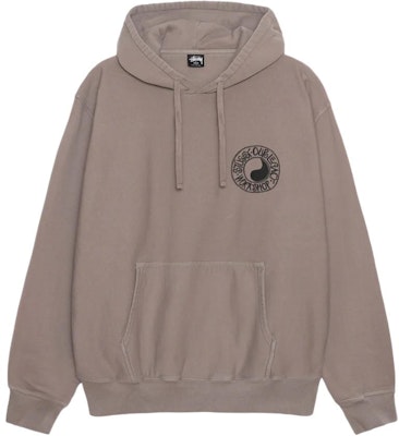 Stüssy Stussy x Our Legacy FW24 Workshop Buana Hoodie Pigment Dyed Yin-Yang Logo Hoodie. 3923960 1