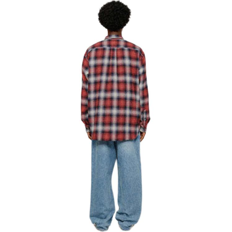 Stüssy Stussy OUR LEGACY SS24 Plaid Button-Up Long Sleeve Retro Shirt Unisex. WS4232WRA 圖 5