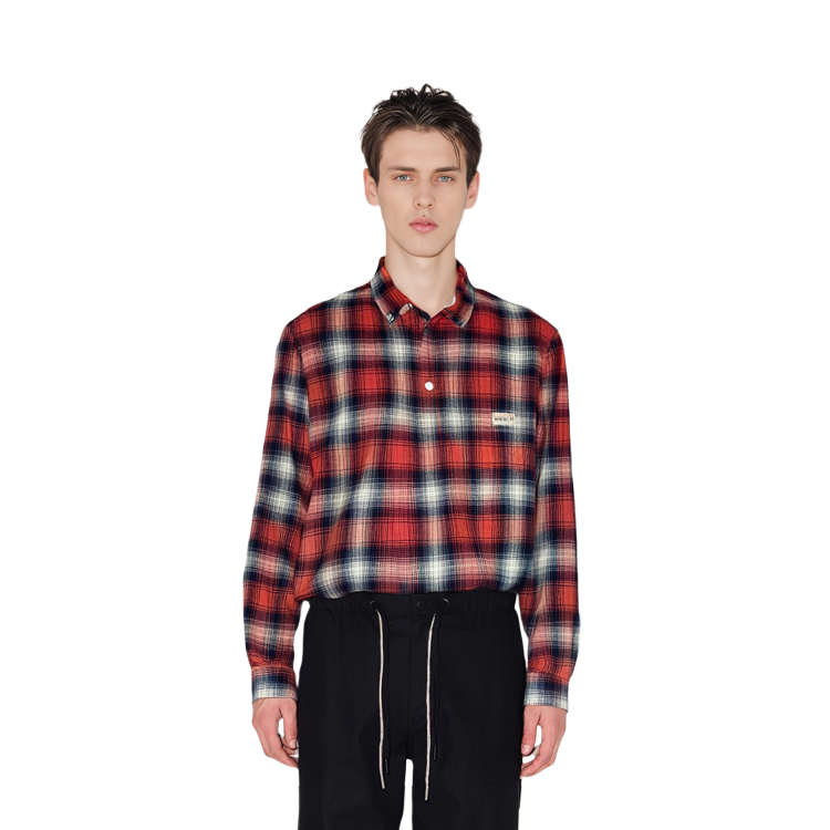 Stüssy Stussy OUR LEGACY SS24 Plaid Button-Up Long Sleeve Retro Shirt Unisex. WS4232WRA 圖 7