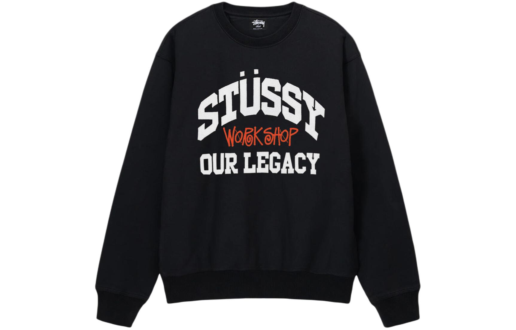 Stüssy Stussy OUR LEGACY SS24 Unisex Crewneck Sweatshirt with Front Logo Design. 3913858