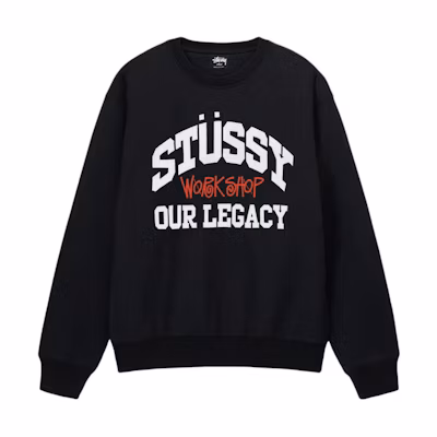 Stüssy Stussy OUR LEGACY SS24 Unisex Crewneck Sweatshirt with Front Logo Design. 3913858