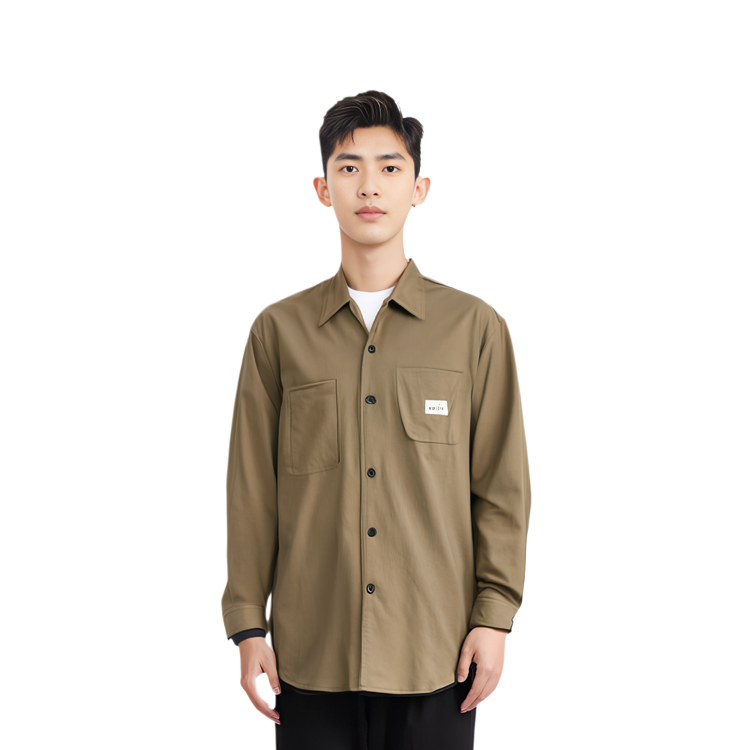 Stüssy Stussy OUR LEGACY SS24 Unisex Solid Workwear Button-Up Vintage Shirt. WS4232RUT 圖 3