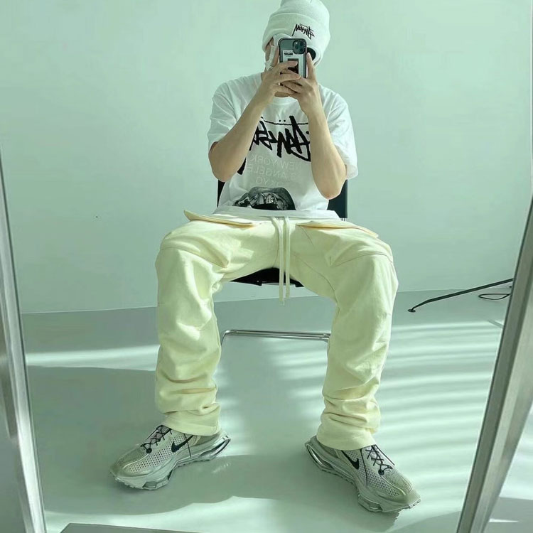 Purchase Stüssy x Rick Owens 世界巡迴復古圖案白色男女短袖T恤 3903641