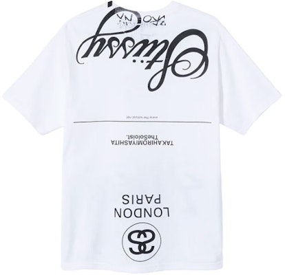 Stüssy x Takahiro Miyashita 40th Anniversary World Tour Kaos Unisex Putih 3903647 Lookbook Stüssy x Takahiro Miyashita 40th Anniversary World Tour Kaos Unisex Putih 3903647