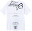 Lookbook Stüssy x Takahiro Miyashita 40th Anniversary World Tour Kaos Unisex Putih 3903647